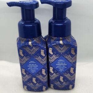 Bath & Body Works To All A Good Night Gentle & Clean Foaming Hand Soap x2